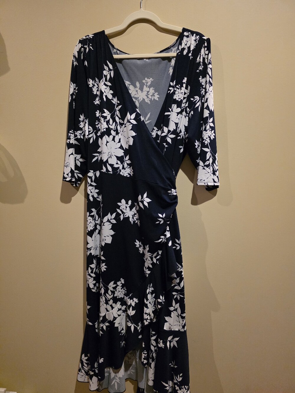 Plus Size Womens Wrap Dress